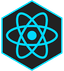 Est une bibliothèque en JavaScript qui permet de plus facilement créer des sites web. Ce site utilise React !